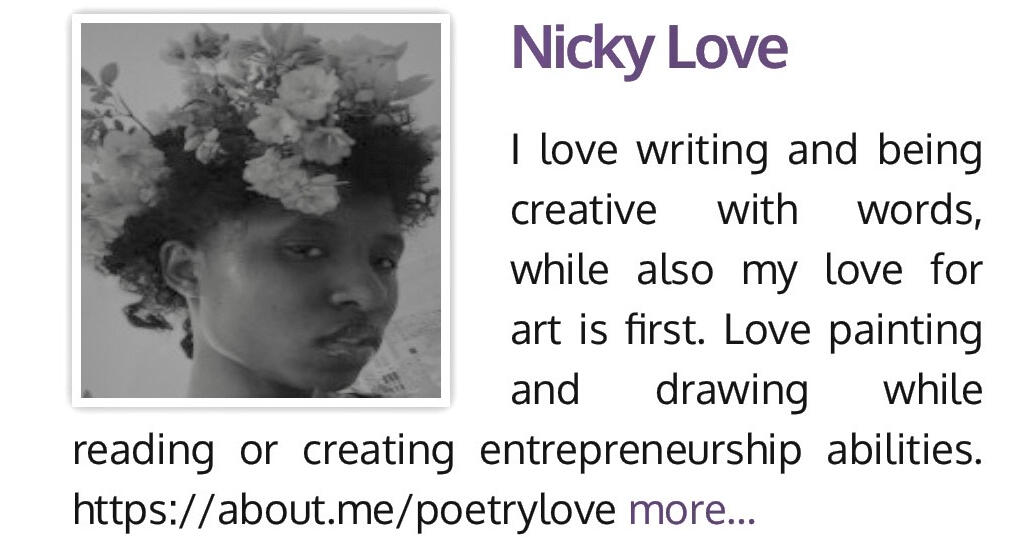 Poet Artist Nicky